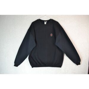 Converse Men's XL Black Embroidered Logo Long Sleeve Sweatshirt